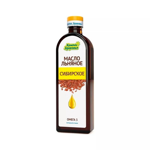 Льняное масло сибирское