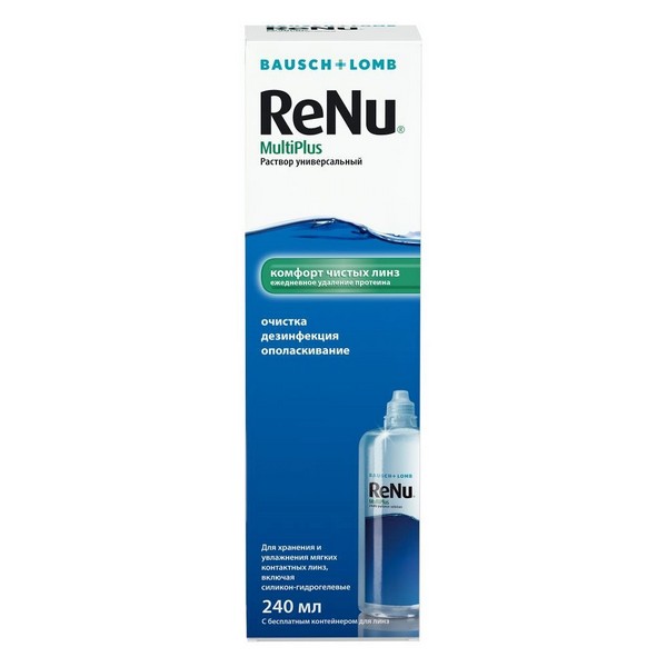 Раствор для линз Реню мультиплюс