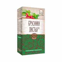 Брусники листья