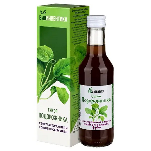 Подорожника сироп