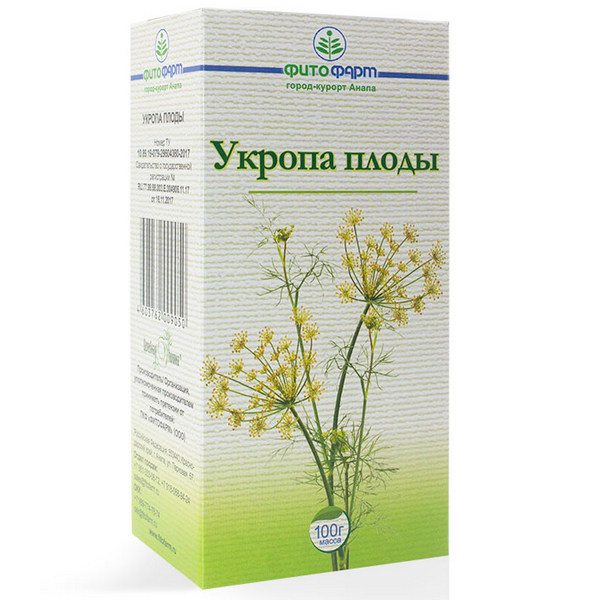 Укропа плоды
