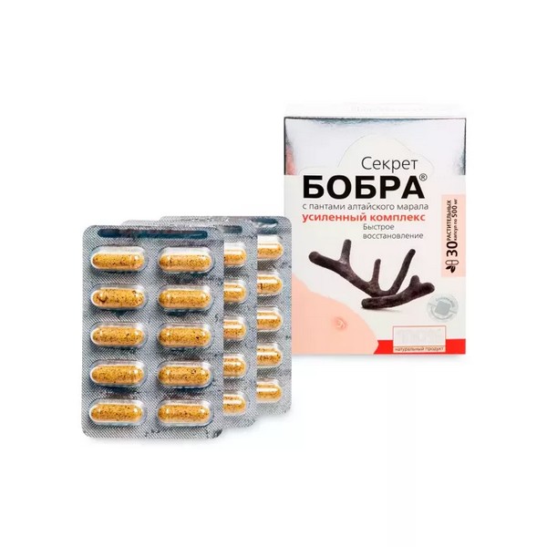 Секрет бобра с пантами алтайского марала