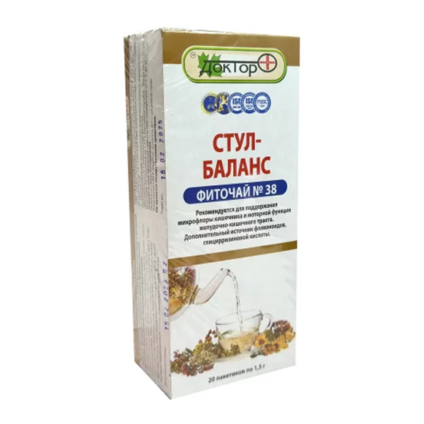 Фиточай доктор n38 стул-баланс