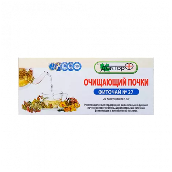 Фиточай доктор n27 очищающий почки