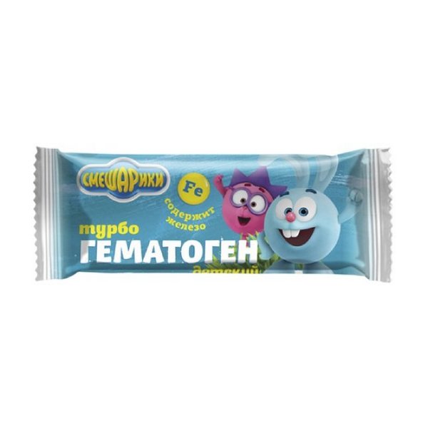 Гематоген детский турбо смешарики