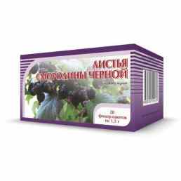 Черной смородины листья