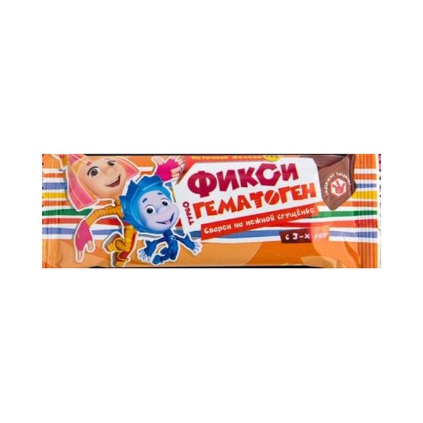 Гематоген детский турбо фиксики