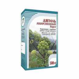 Дягиль корневища с корнями