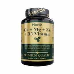 Хербс кальций+магний+цинк+витамин d3