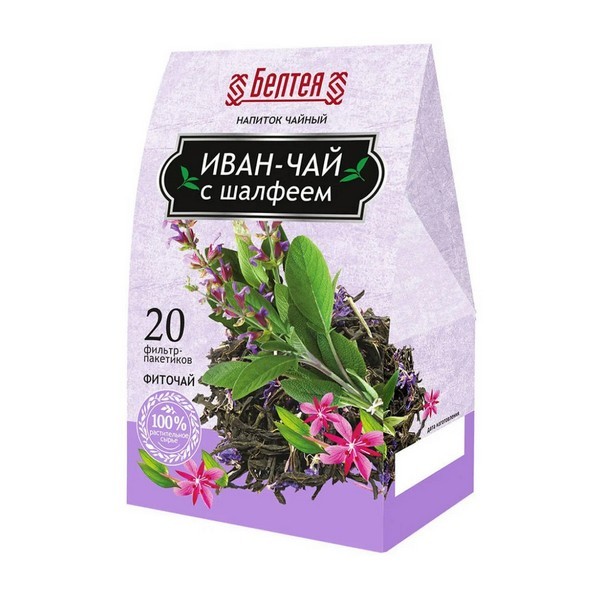Напиток чайный иван-чай с шалфеем