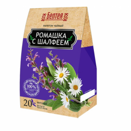 Фиточай ромашка с шалфеем