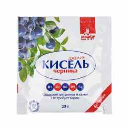 Кисель джели плюс черника