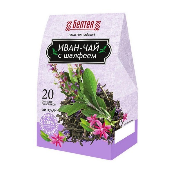 Напиток чайный иван-чай с шалфеем