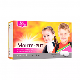 Витаминно-минеральный комплекс от a до zn для детей 7-14 лет