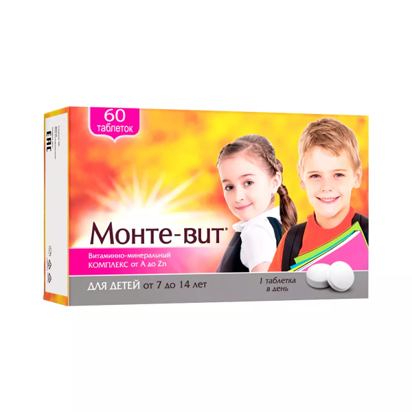 Витаминно-минеральный комплекс от a до zn для детей 7-14 лет
