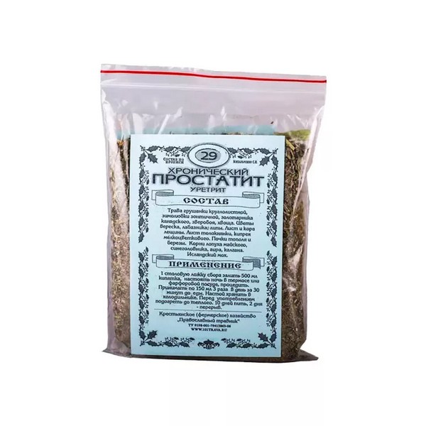 Напиток травяной n29 хронический простатит