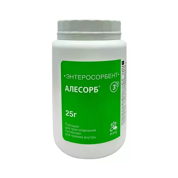 Энтеросорбент 3+ алесорб