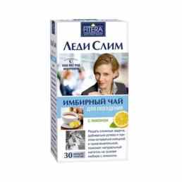 Леди слим имбирный чай с лимоном