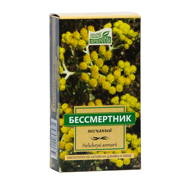 Бессмертника песчаного цветки