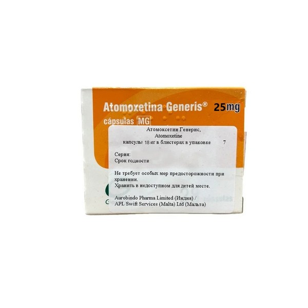 Атомоксетин генерис