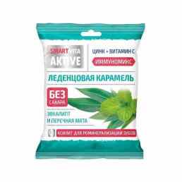 Леденцовая карамель с цинком и витамином с