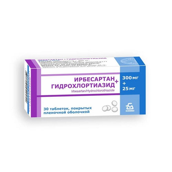 Ирбесартан+гидрохлортиазид