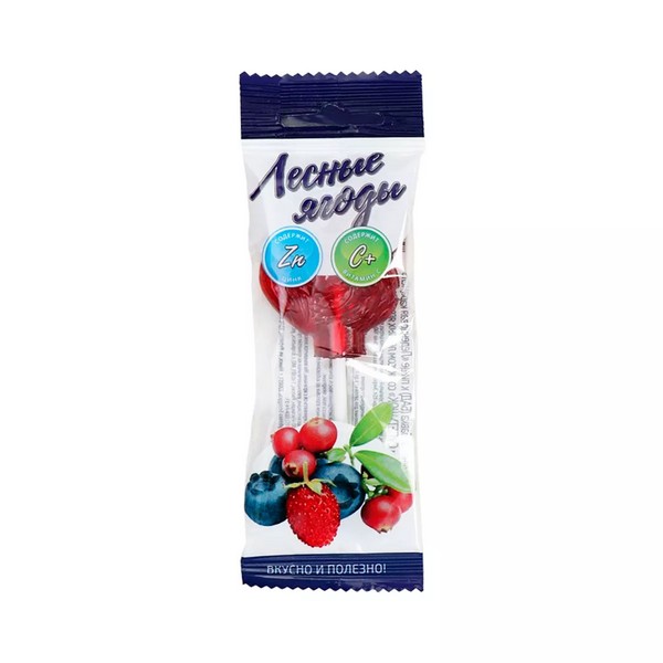 Леденцовая карамель с цинком и витамином с