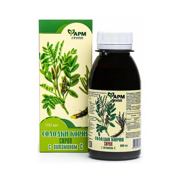 Солодки корня сироп с витамином c