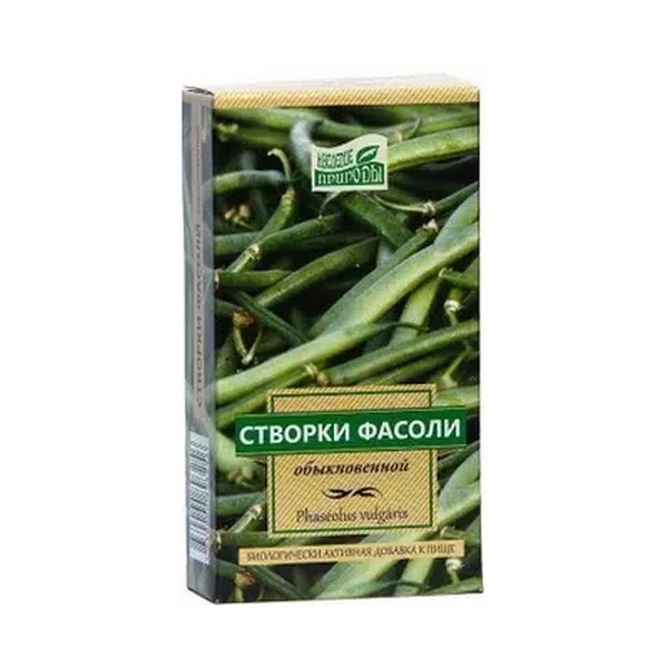 Фасоли обыкновенной плодов створки