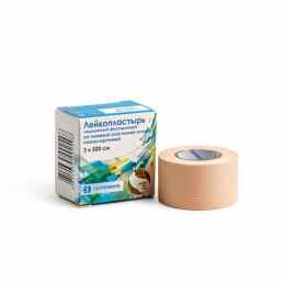 Лейкопластырь катушечный эластичный на тканевой основе