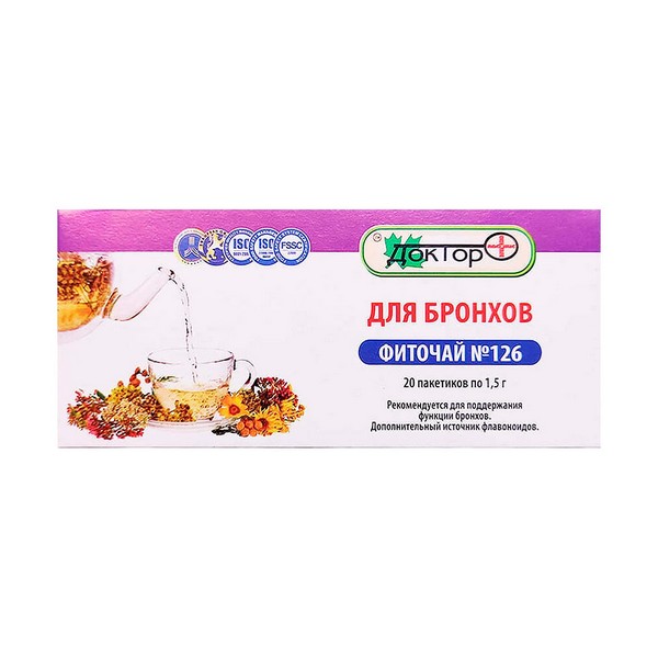 Фиточай доктор n126 для бронхов
