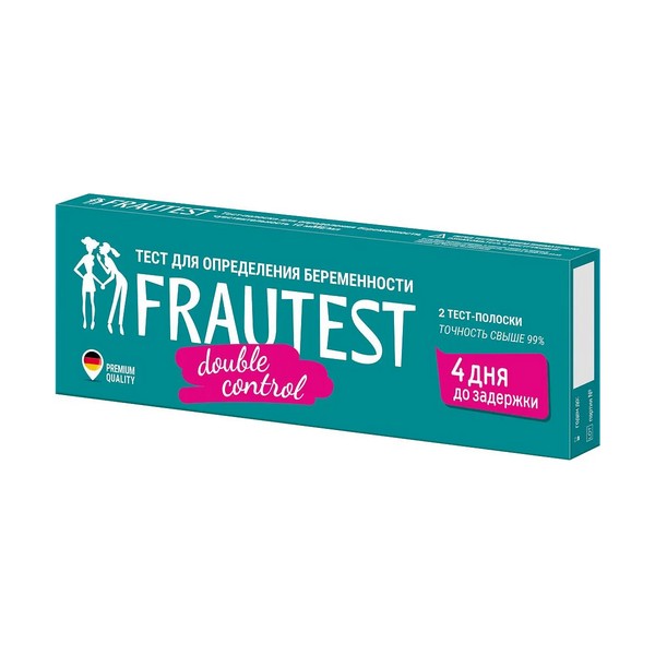 Тест на беременность Frautest double control