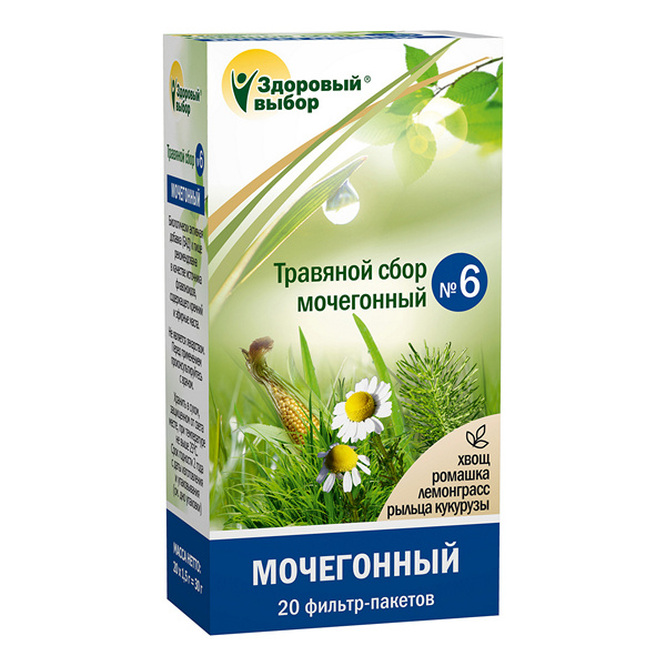 Травяной сбор здоровый выбор №6 (мочегонный)