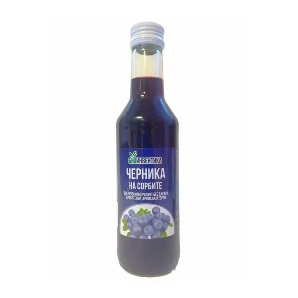 Сироп черника на сорбите