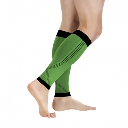 Компрессионные гетры черный/зеленый 0408-01 Active line