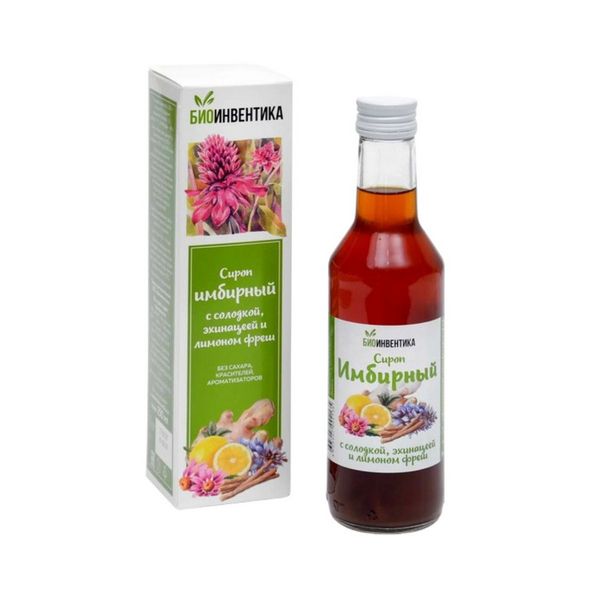 Сироп имбирный с солодкой и лимоном фреш