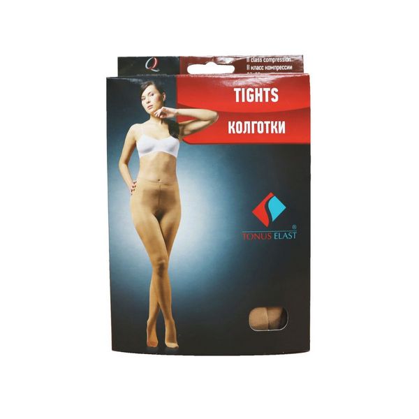 Компрессионные колготки бежевые 0404 II LUX класс