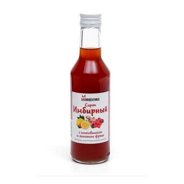 Сироп имбирный с шиповником и лимоном фреш