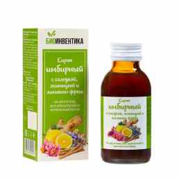 Сироп имбирный с солодкой и лимоном фреш