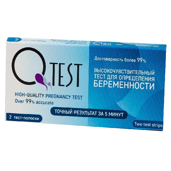 Тест на беременность Qtest