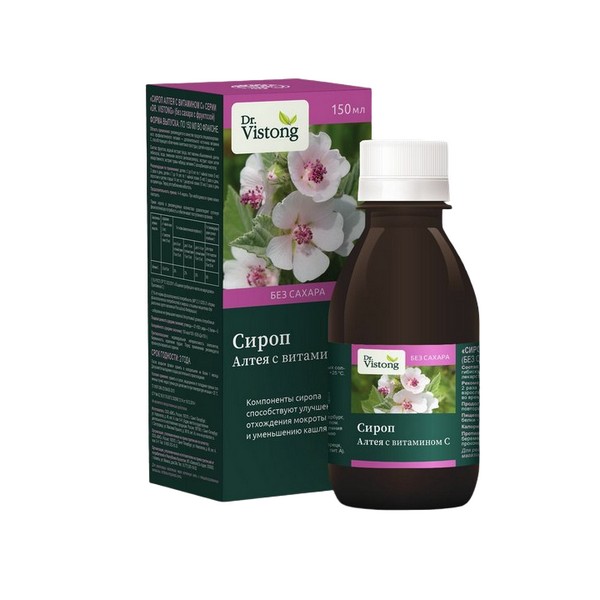 Др.вистонг сироп алтея с витамином c