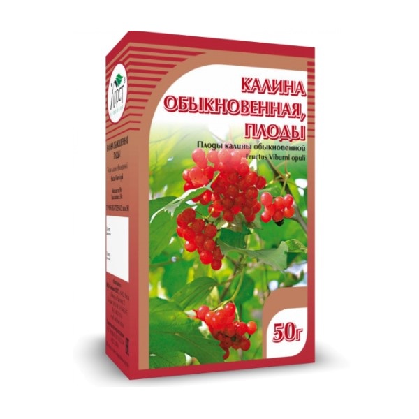 Калины плоды