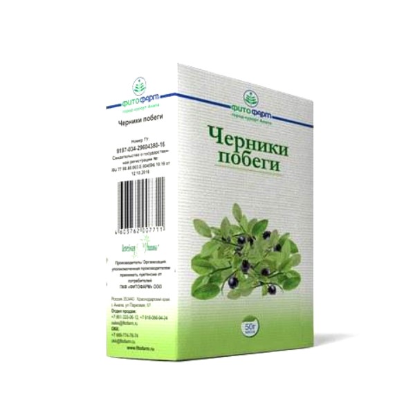 Черники побеги