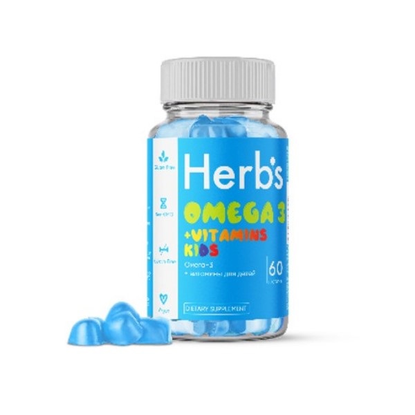 Хербс омега-3 + витамины для детей