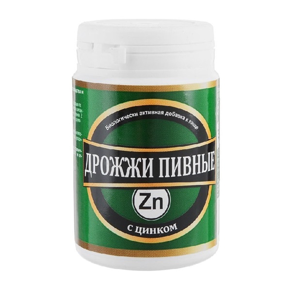 Дрожжи пивные с цинком