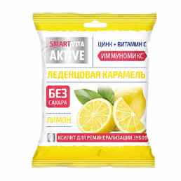 Леденцовая карамель с цинком и витамином с