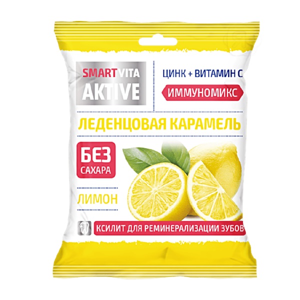 Леденцовая карамель с цинком и витамином с