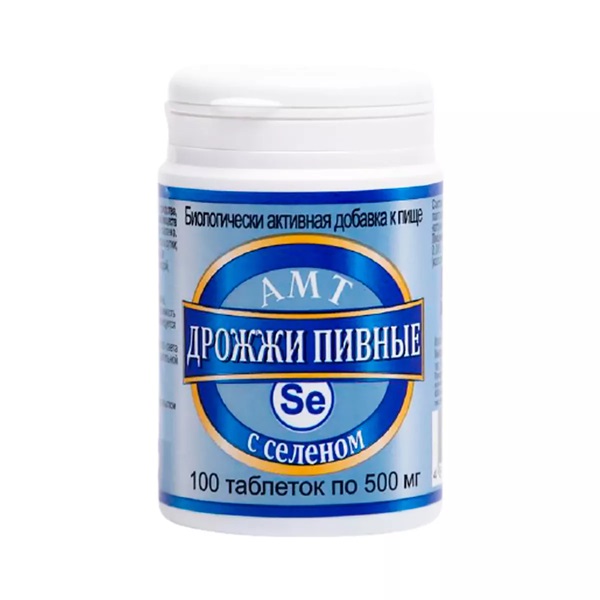 Дрожжи пивные-амт с селеном