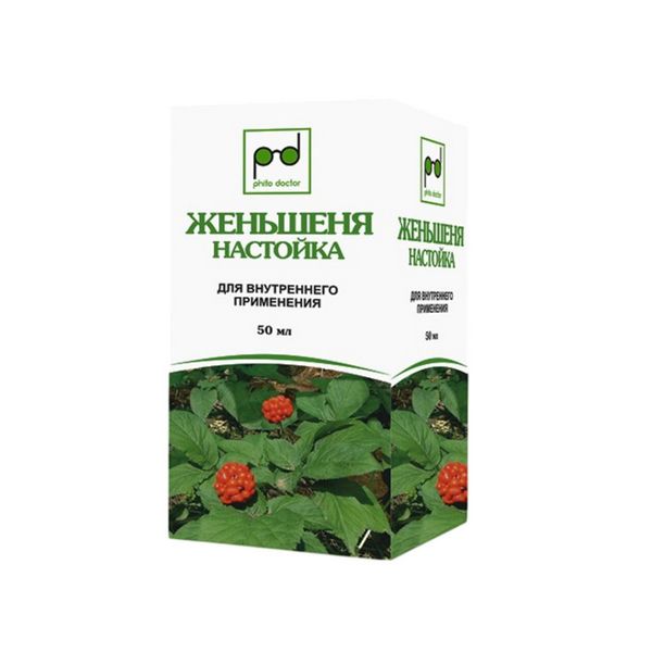 Женьшеня настойка