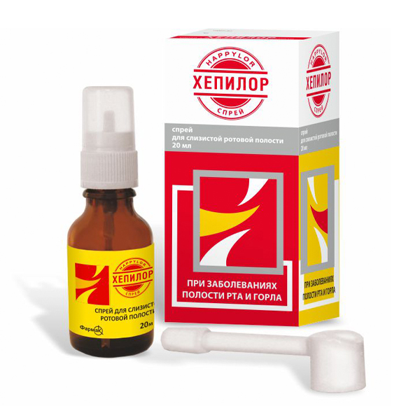 Хепилор спрей